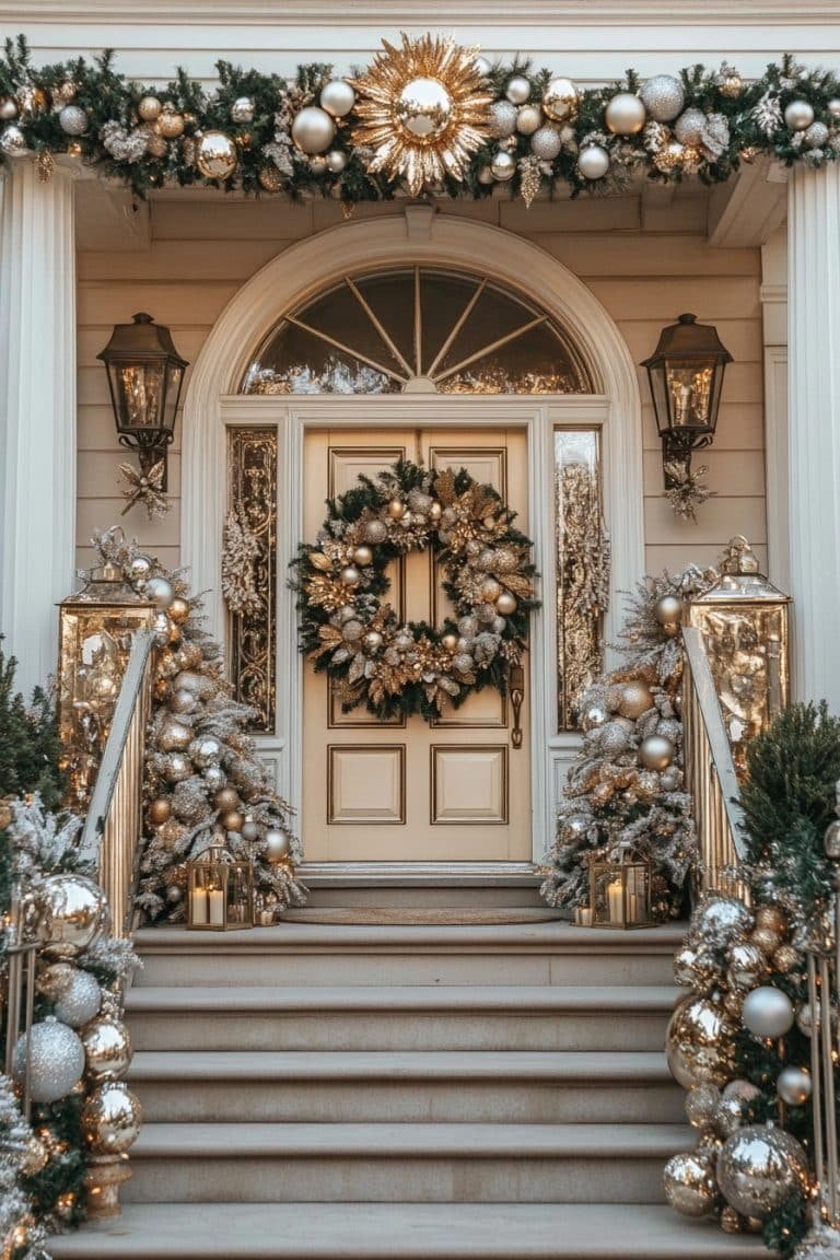 29 Christmas Porch Decor Ideas For A Beautiful And Welcoming Holiday ...