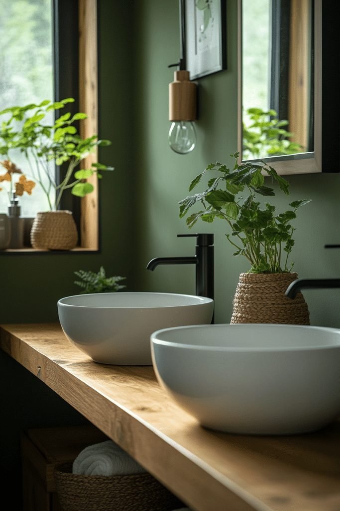 Matcha Minimalist Bathroom