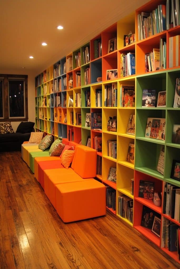 Modular Cube Bookshelves