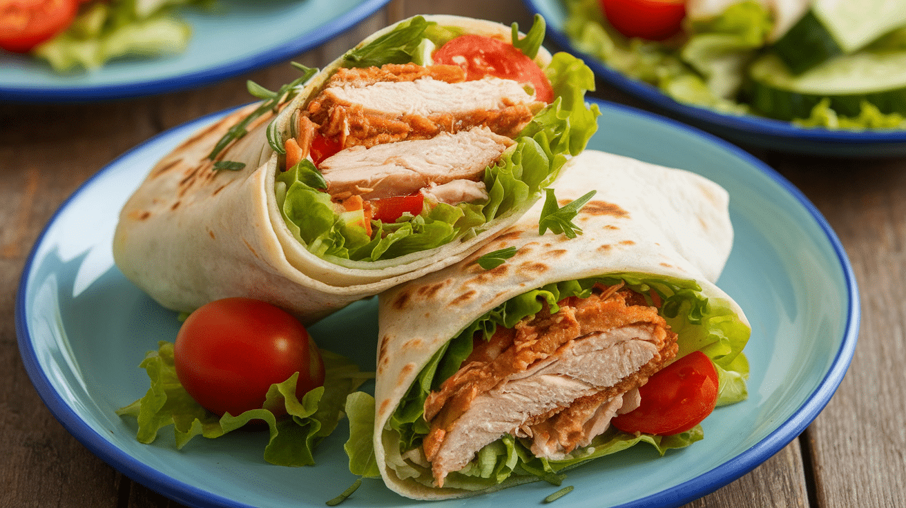 Ddc Wraps 15-Minute Crispy Chicken Salad Wraps - Courtneys World