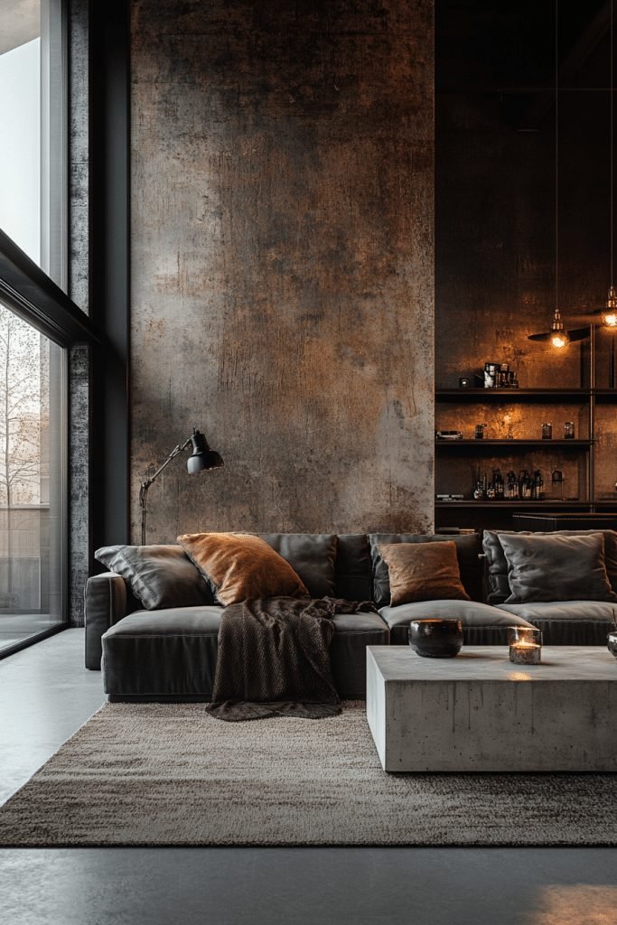 Raw Living Room Design