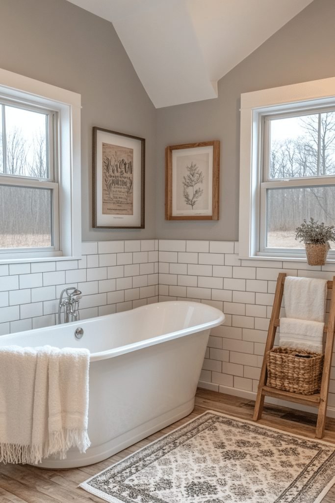 Scandinavian Style Tub Room