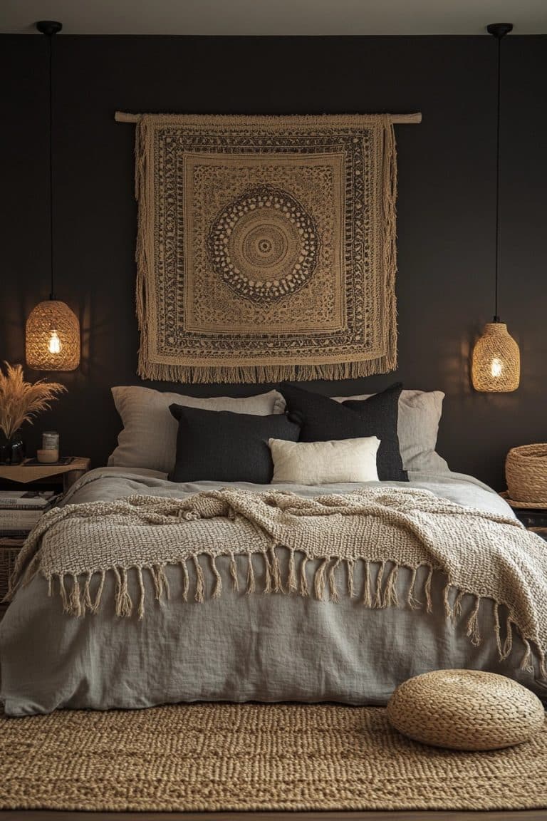 29 Monochrome Boho Bedroom Ideas For A Chic And Timeless Space ...