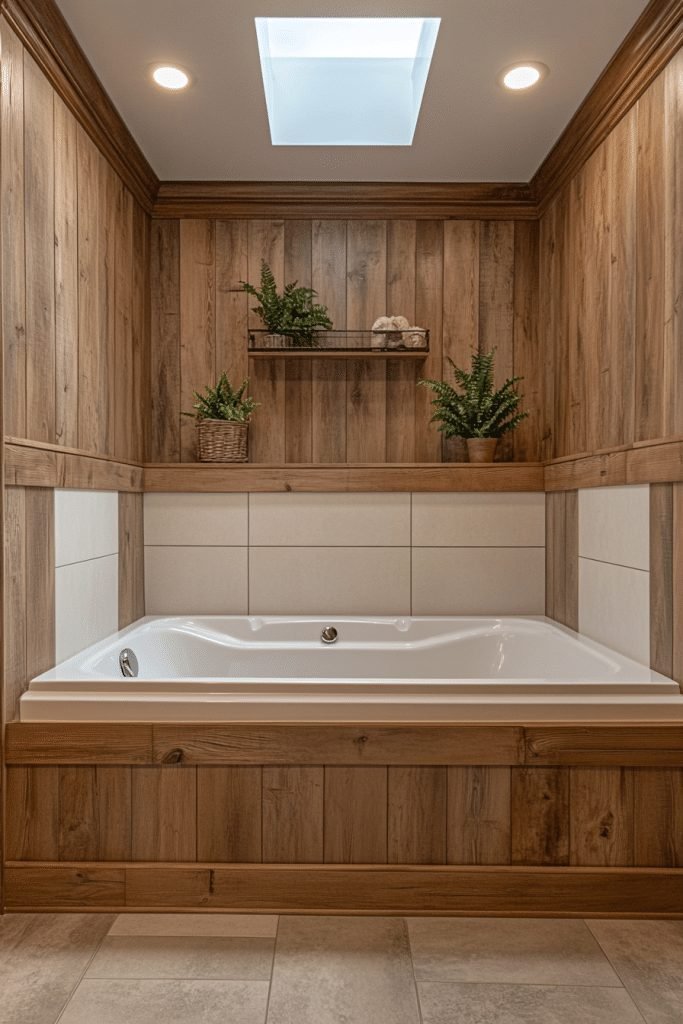 Space-Saving Soaker Tub Designs
