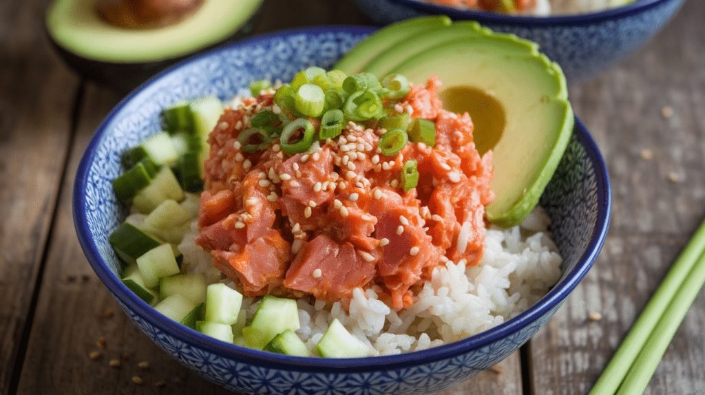 15-Minute Sriracha Mayo Tuna Rice Bowls