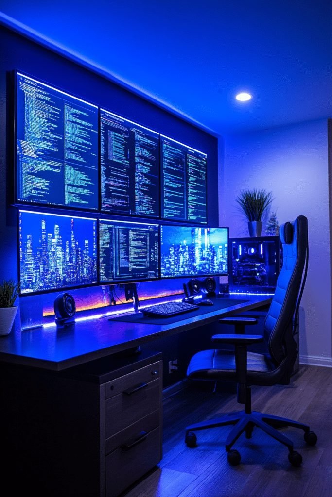 Stylish High-Tech Workspace