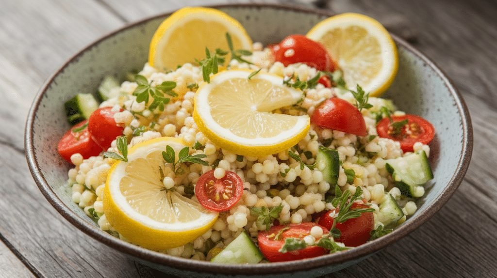 15-Minute Lemon Herb Couscous Salad