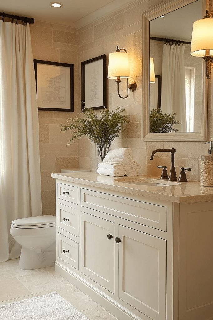 Tranquil Taupe Bathroom