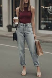 How To Style Mom Jeans Outfit Ideas For Any Season