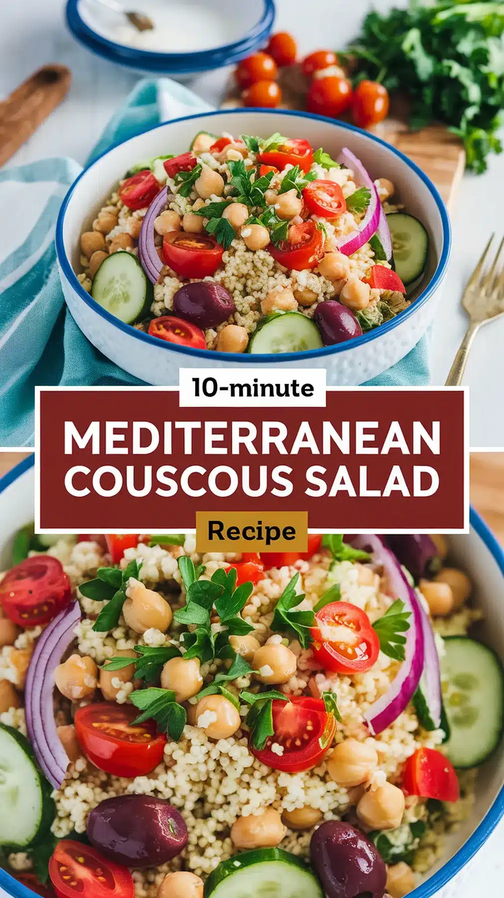 10-Minute Mediterranean Couscous Salad