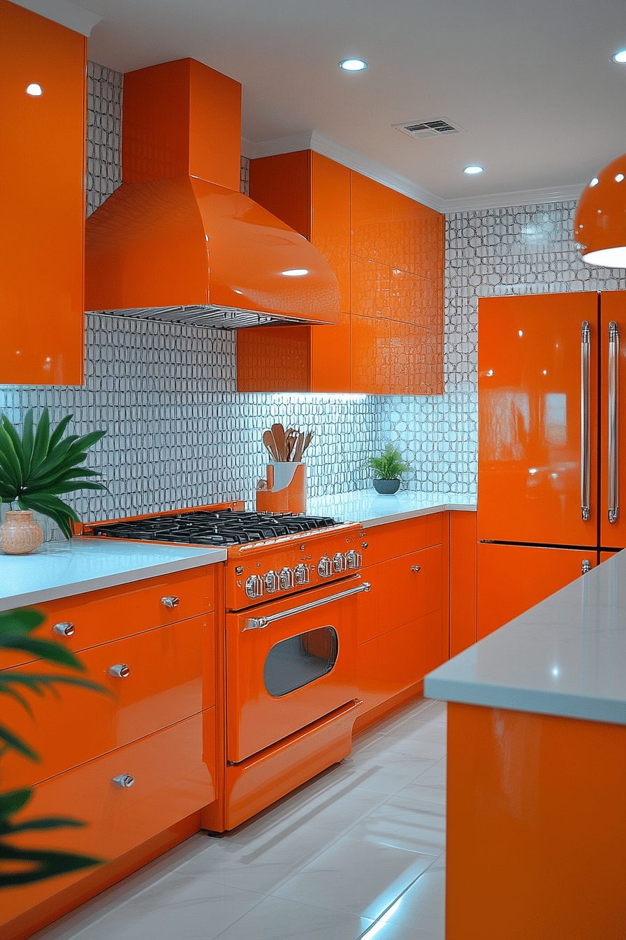 monochromatic kitchen