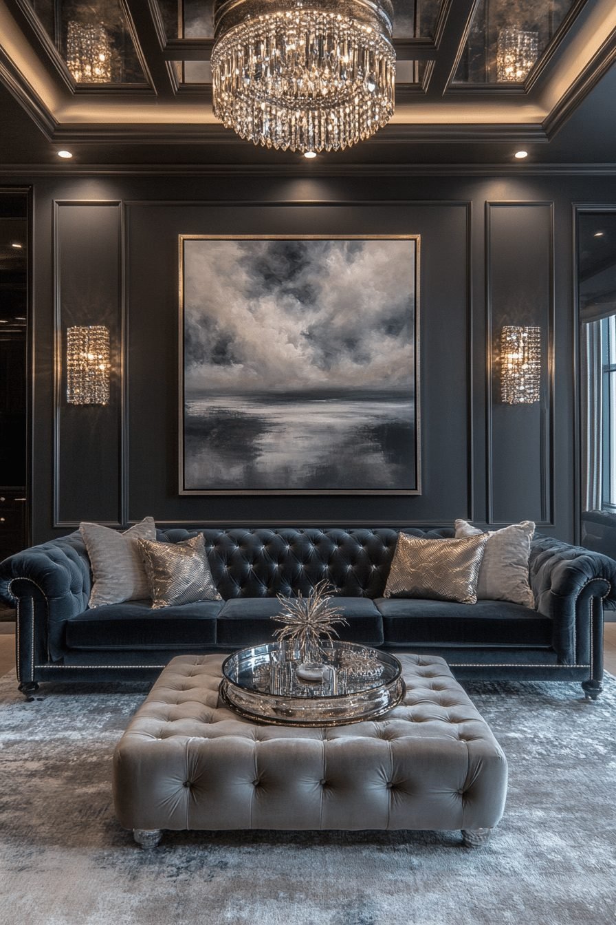 Contemporary Glam Living Room