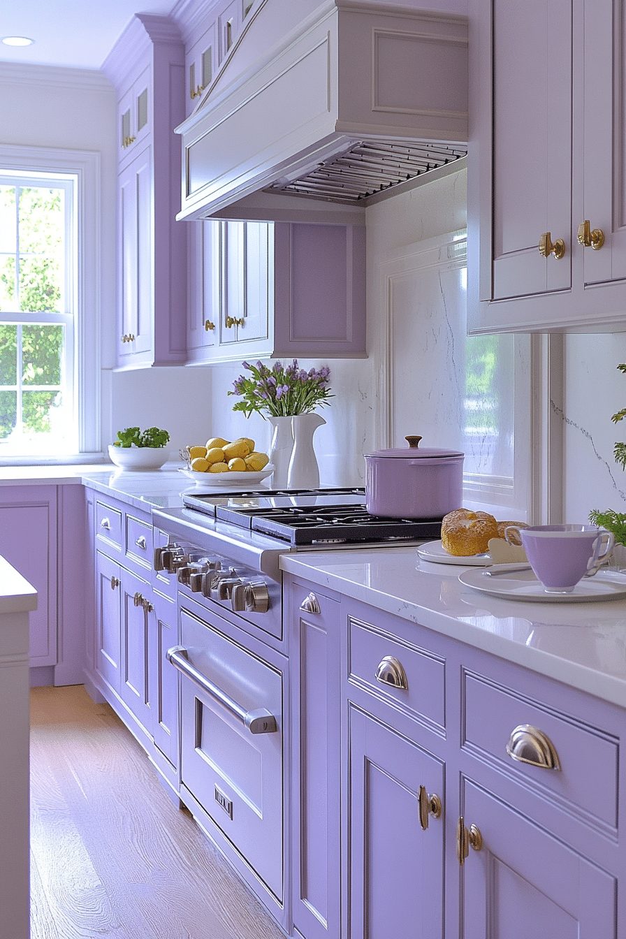monochromatic kitchen