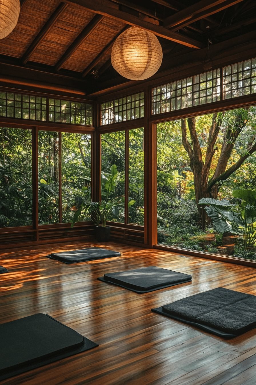 Compact Garden Yoga Studio