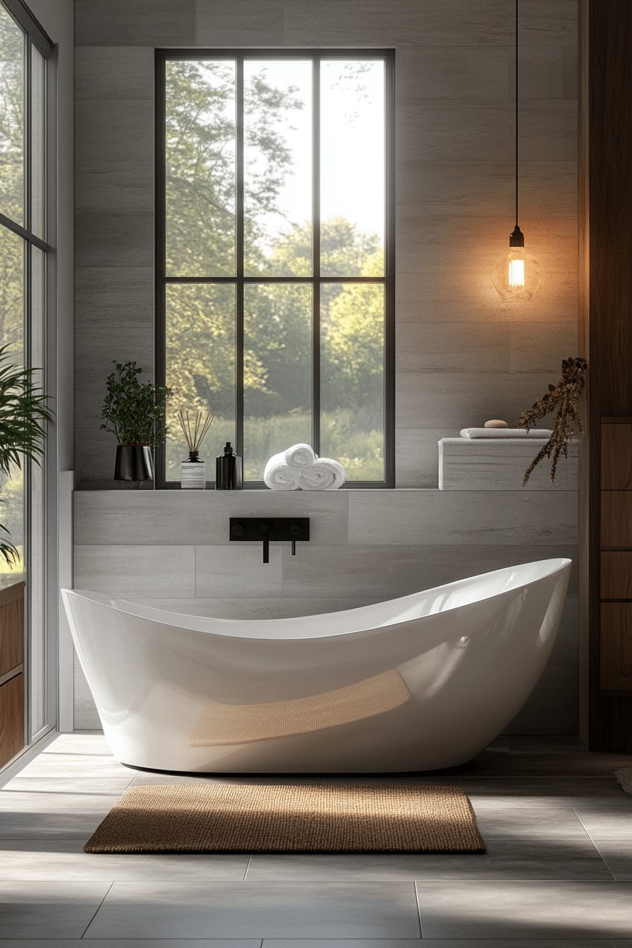 Compact Contemporary Bathroom Design