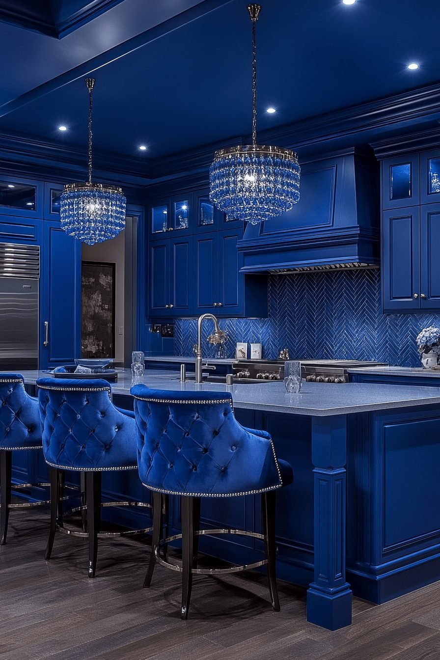 monochromatic kitchen
