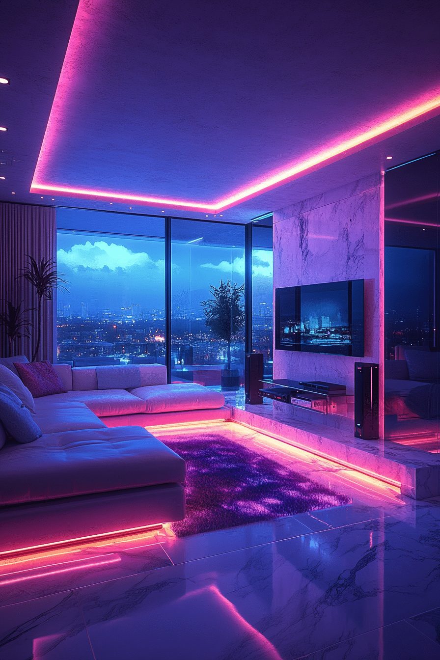 Futuristic Living Room Design