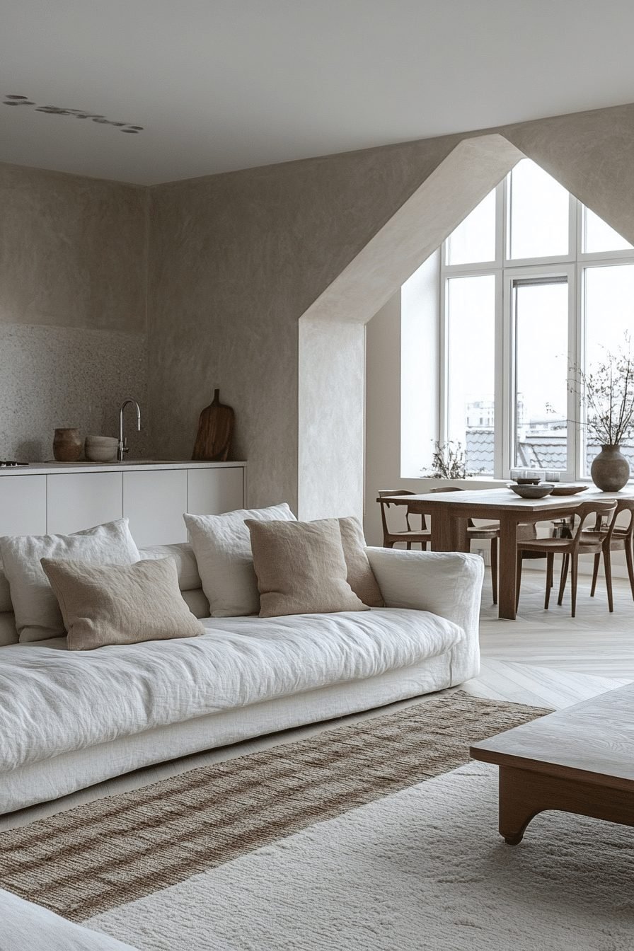 Modern apartment decor minimalist