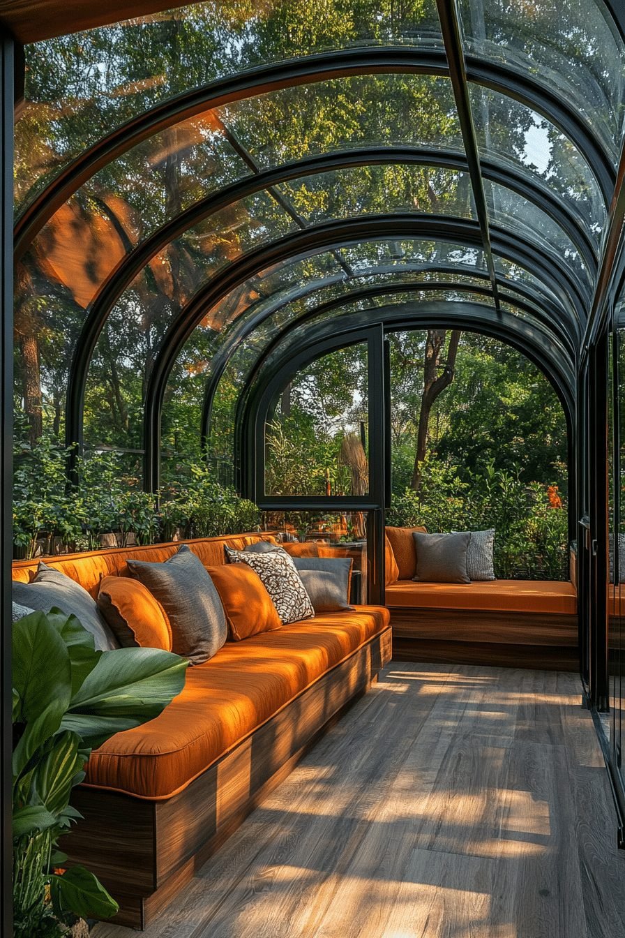 Glass-Walled Garden Observatory