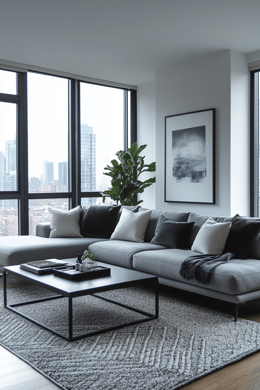 Modern apartment decor minimalist