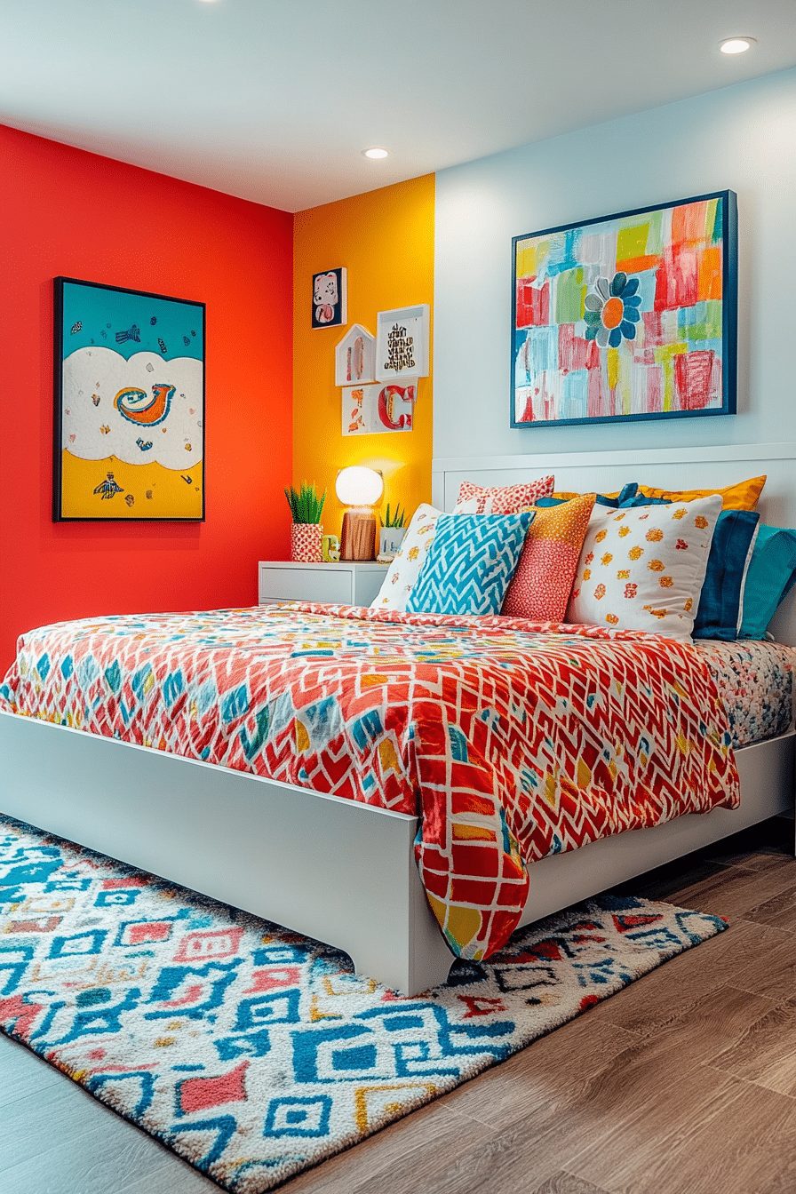 Colorful and Fun Kids Bedroom Design
