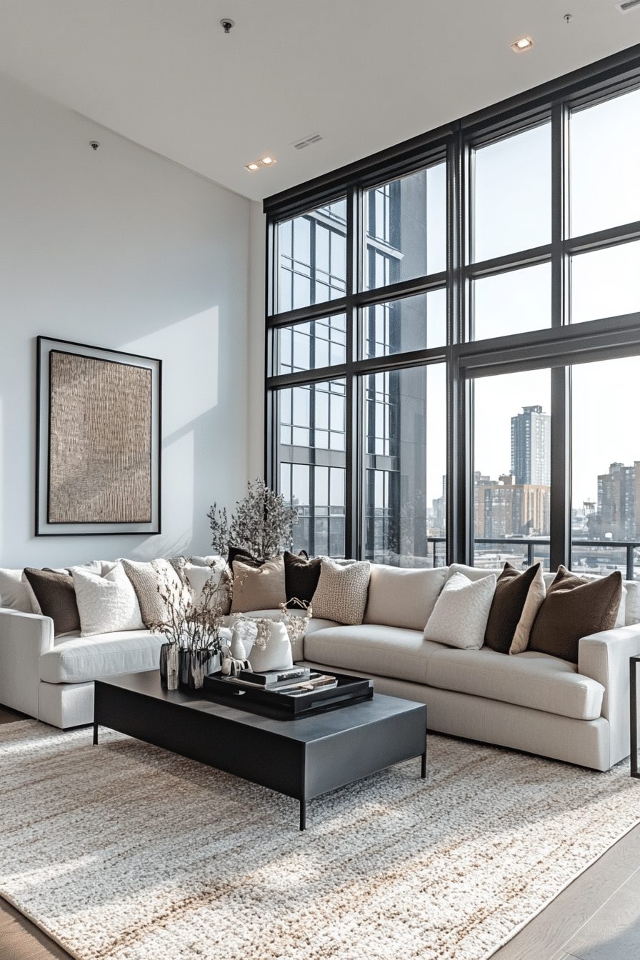 Modern apartment decor minimalist