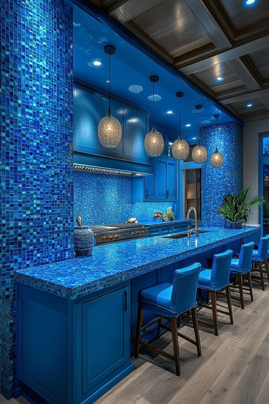 monochromatic kitchen