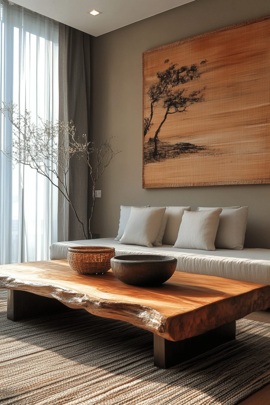 Contemporary Zen-Inspired Living Room