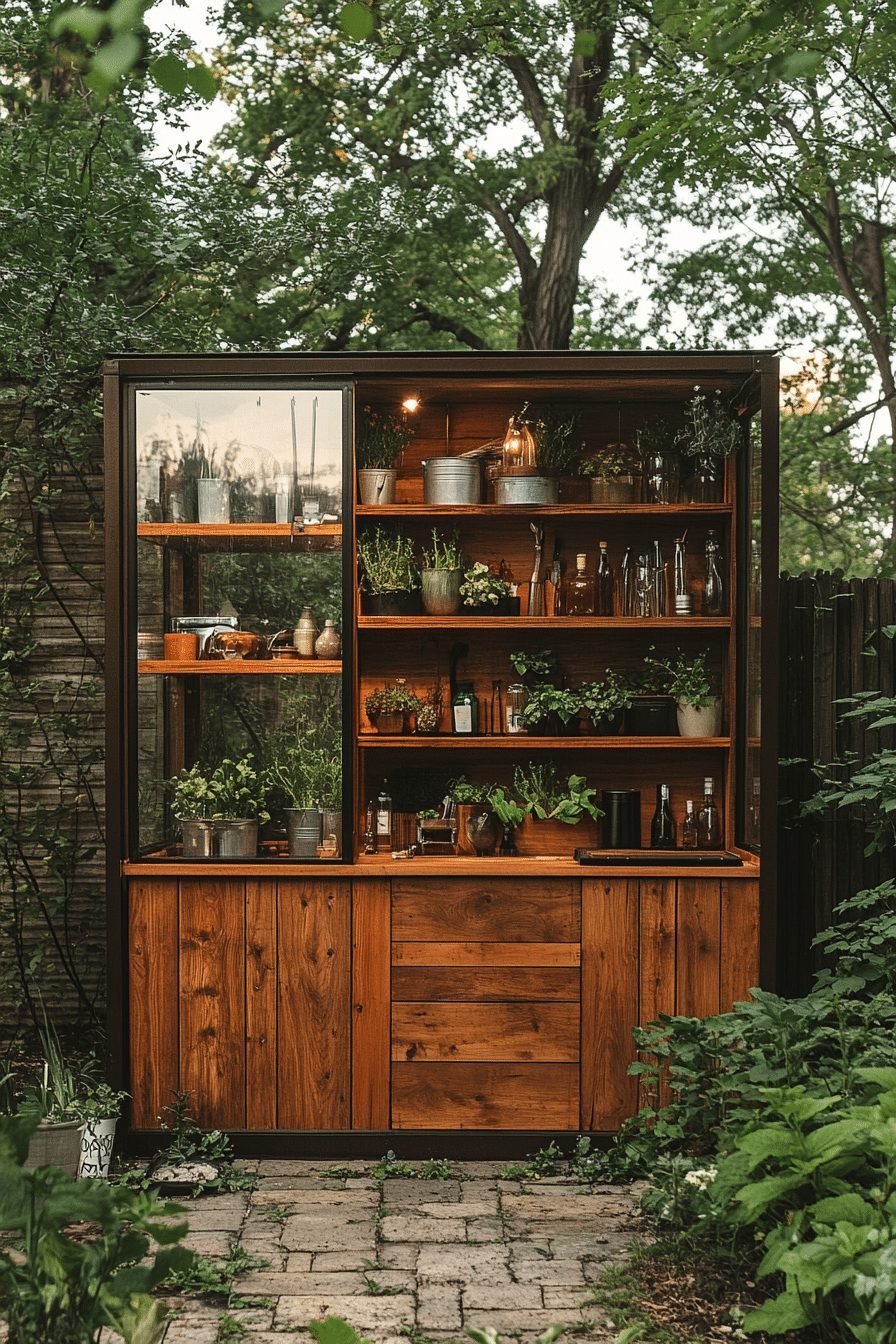 Functional Garden Storage Solution