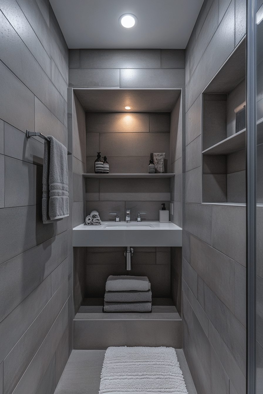 Minimalist Small Contemporary Bathroom