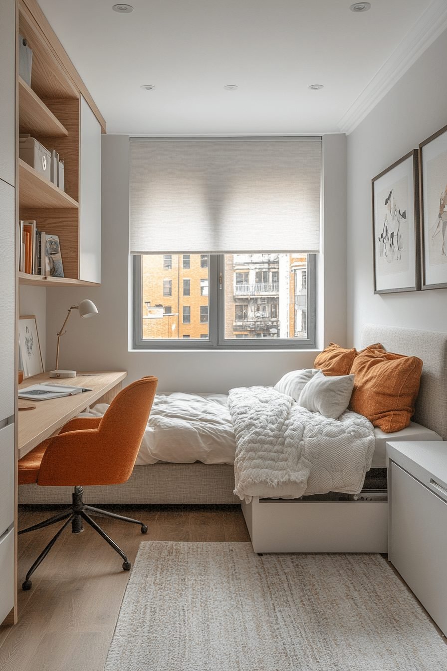 Contemporary Kids Room with Adjustable Furniture