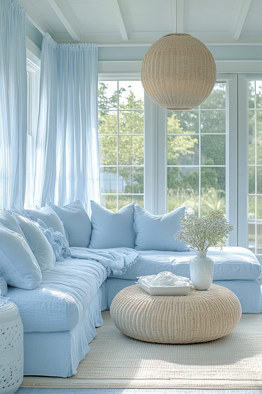  Icy Blue Sunroom