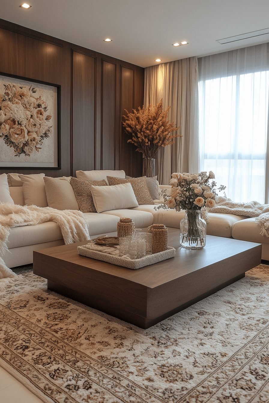 Ultra-Plush Contemporary Living Room