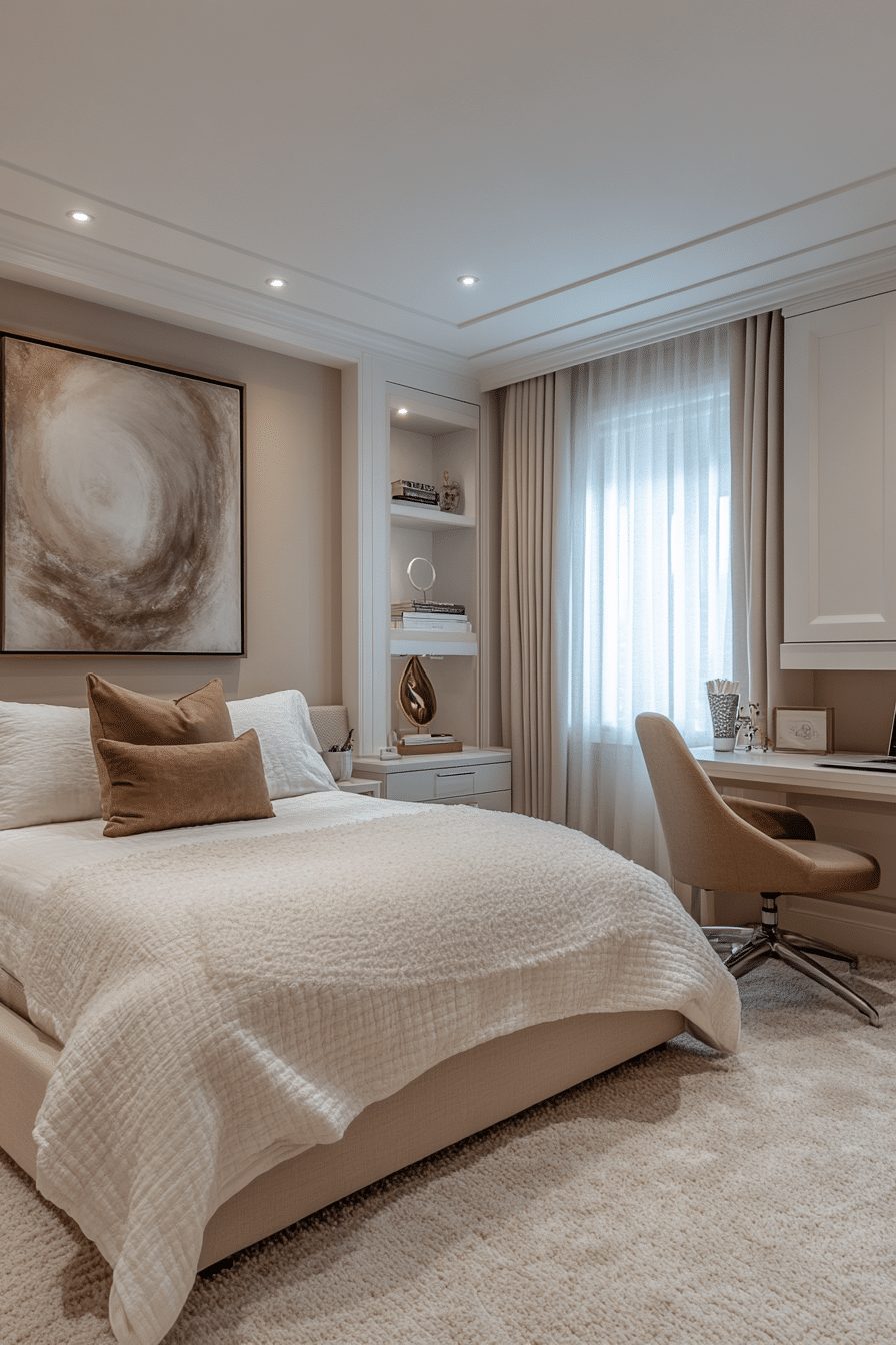 Chic and Simple Contemporary Kids Room