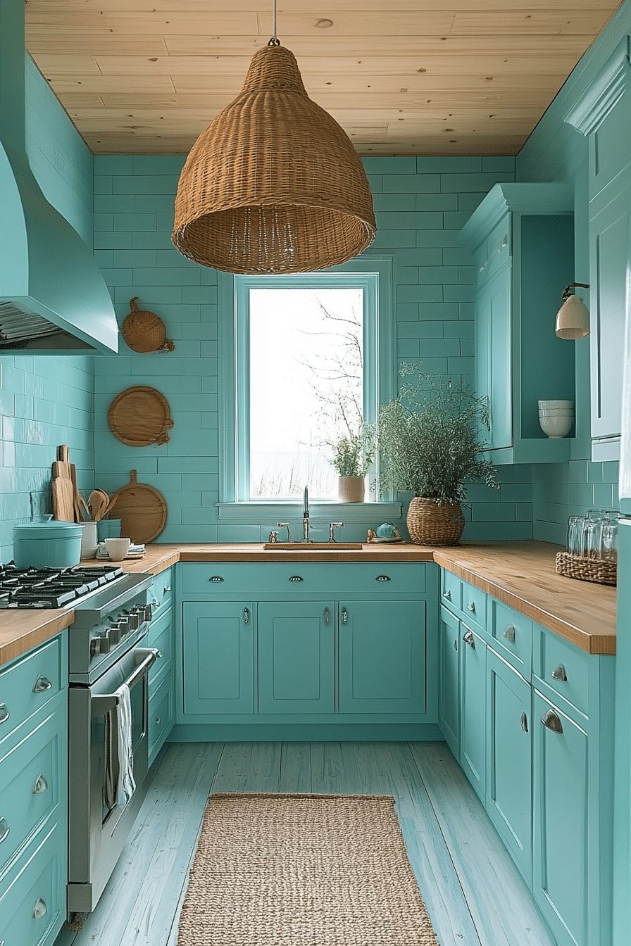 monochromatic kitchen