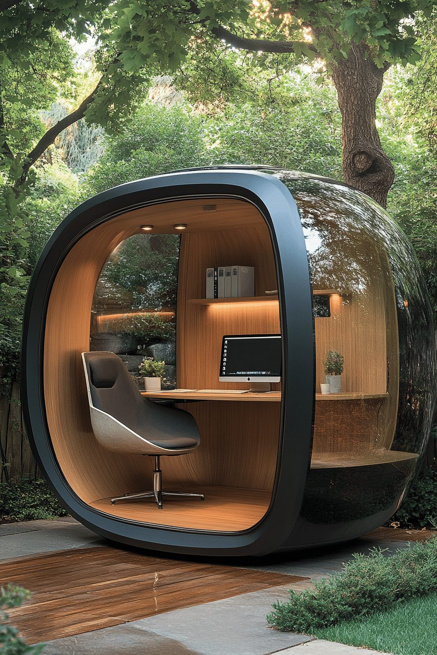 Sleek Garden Office Pod