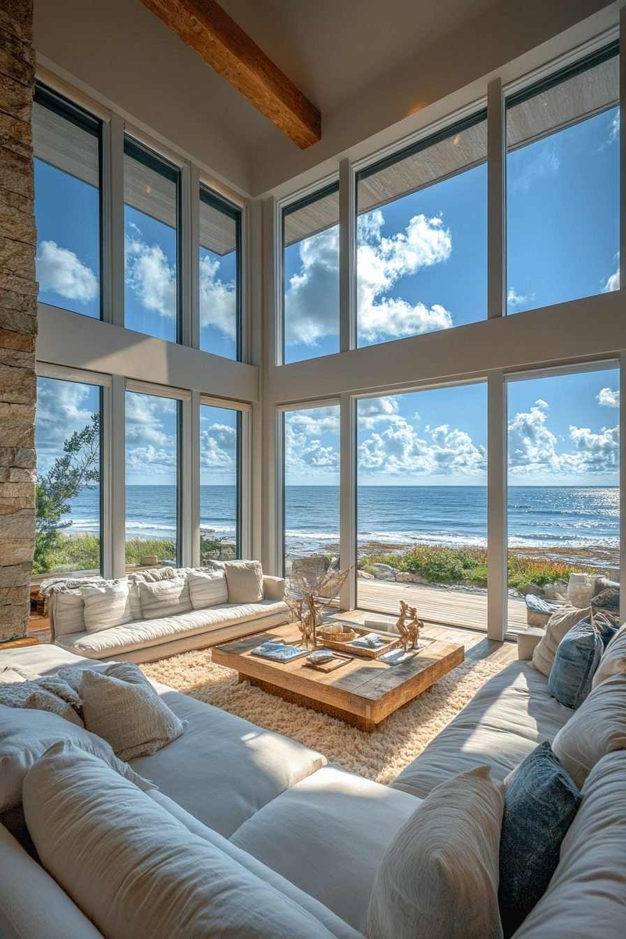 Contemporary Coastal Living Room