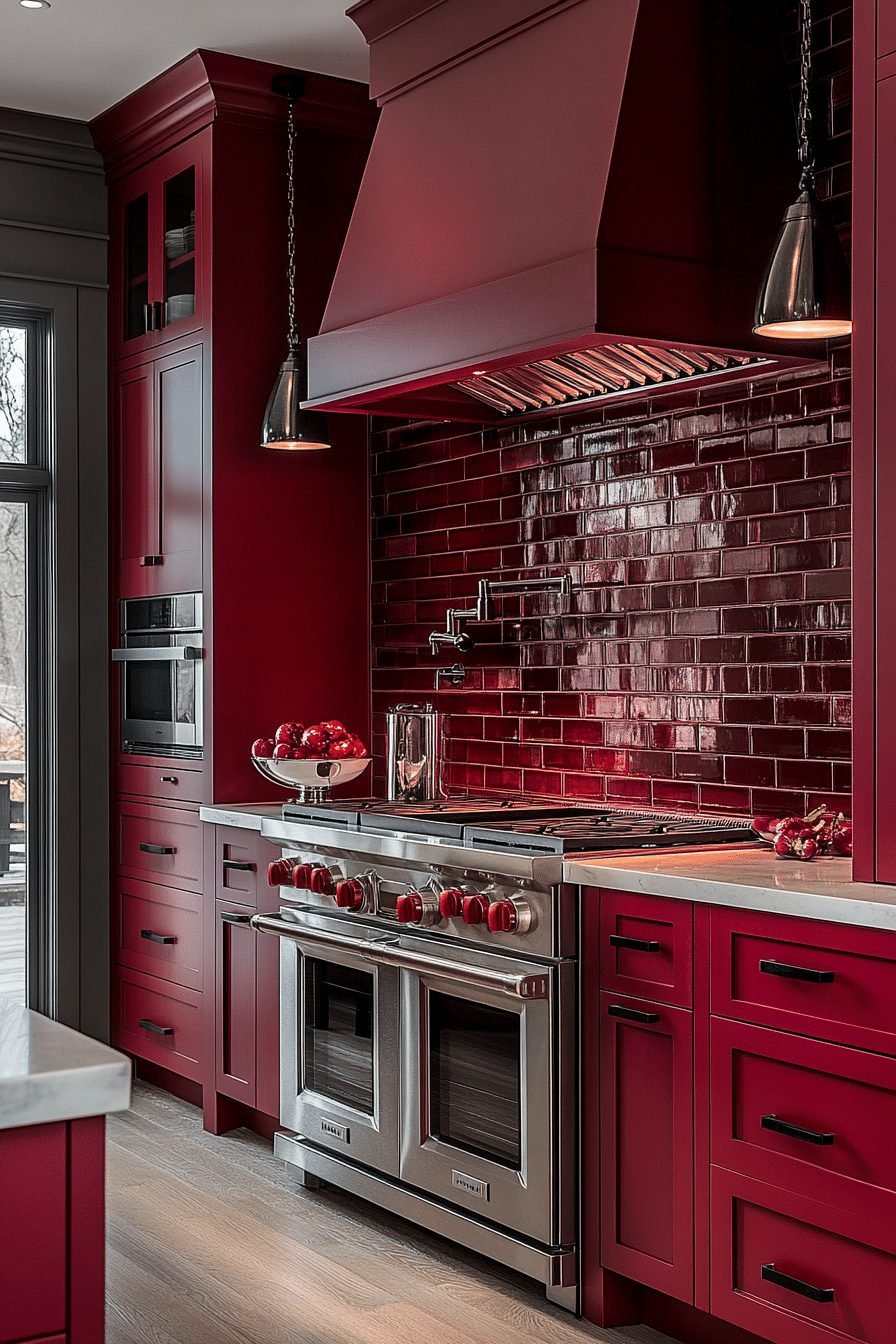 monochromatic kitchen