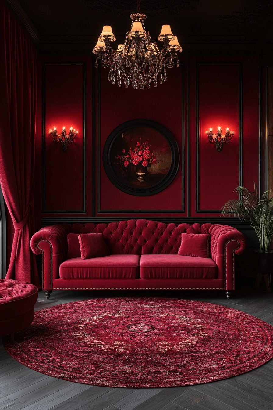  Crimson Red Lounge