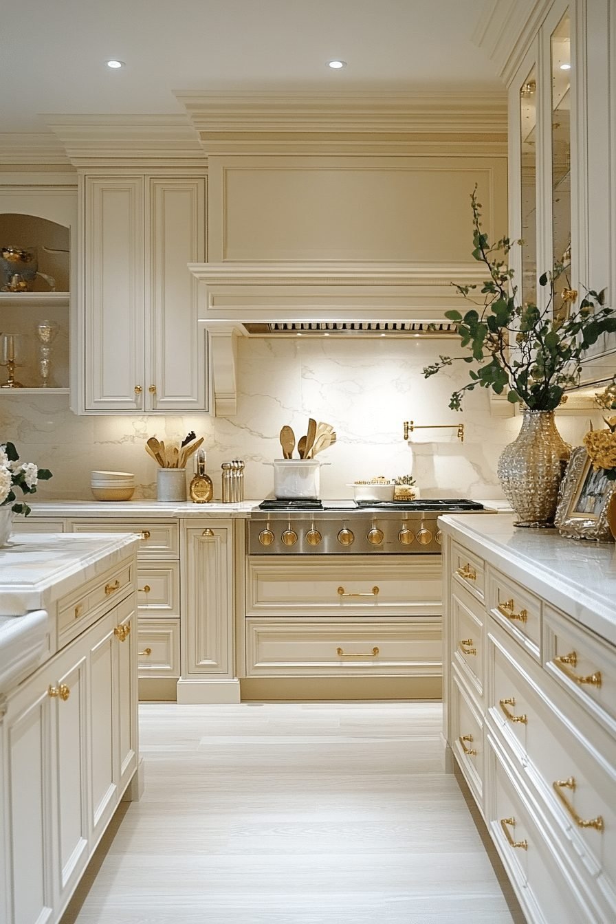 monochromatic kitchen