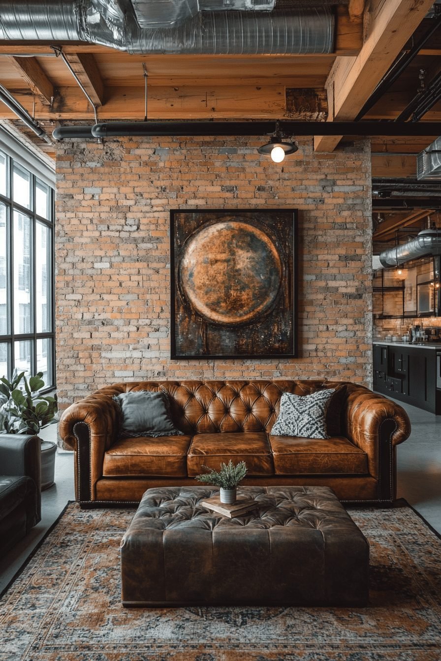  Industrial Chic Living Area