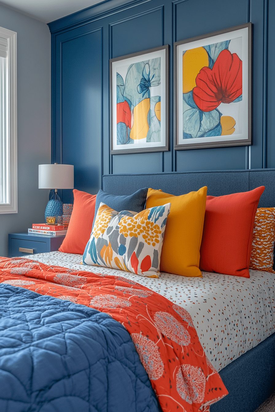 Bright and Bold Contemporary Kids Room