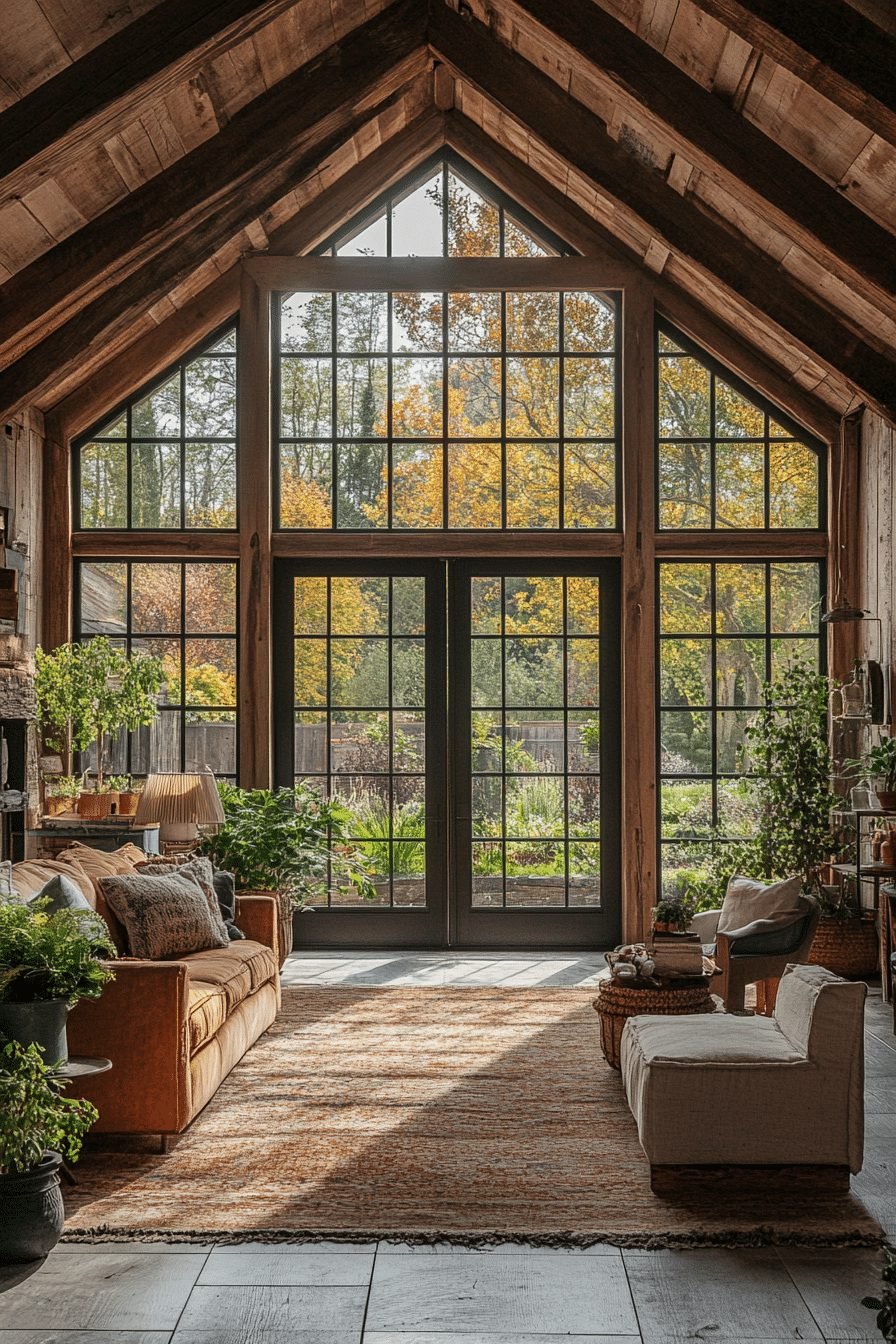 Rustic Modern Garden Barn
