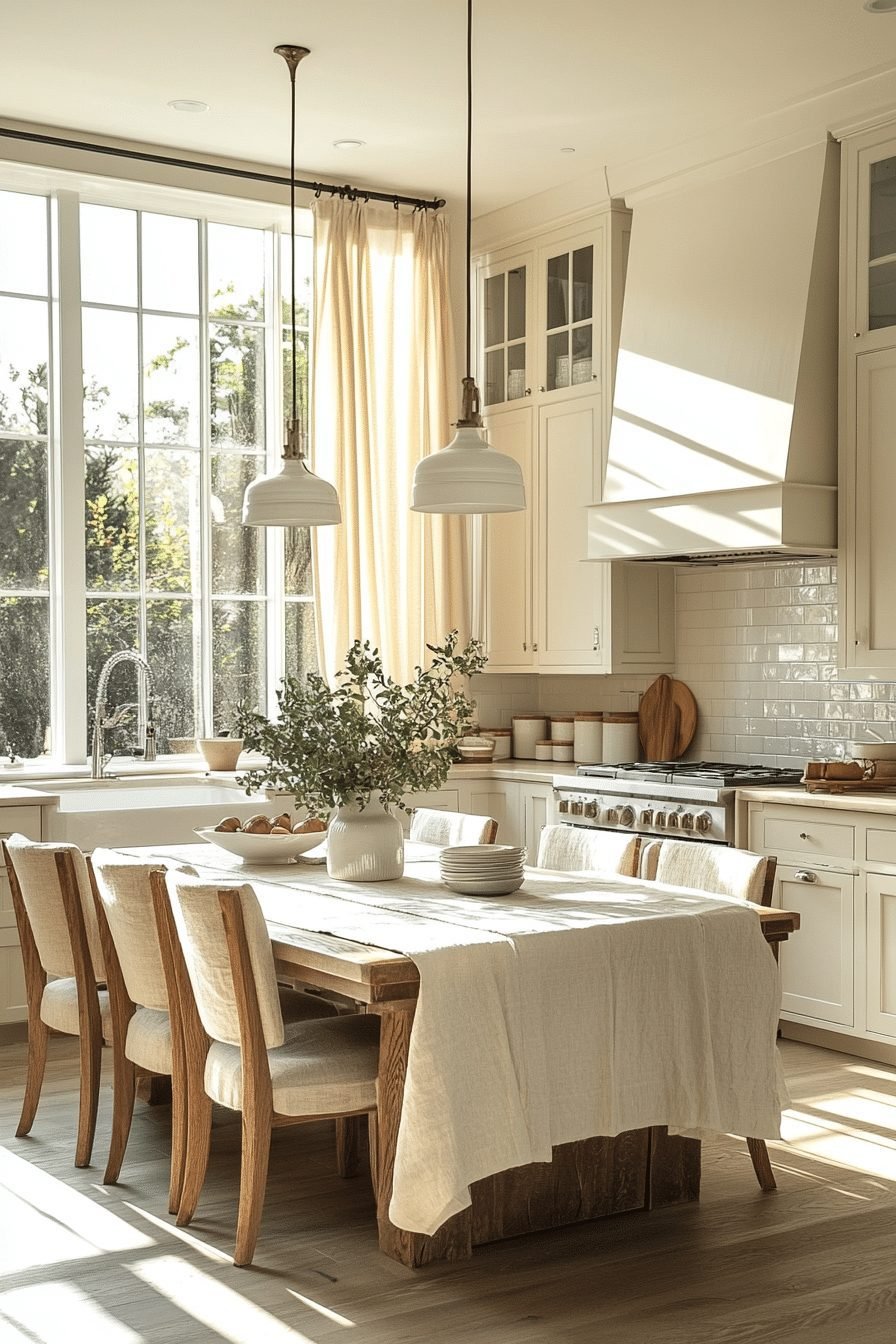 monochromatic kitchen