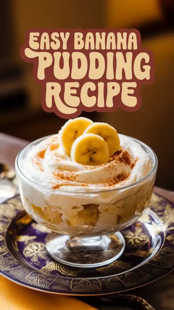 Classic Easy Banana Pudding Recipe