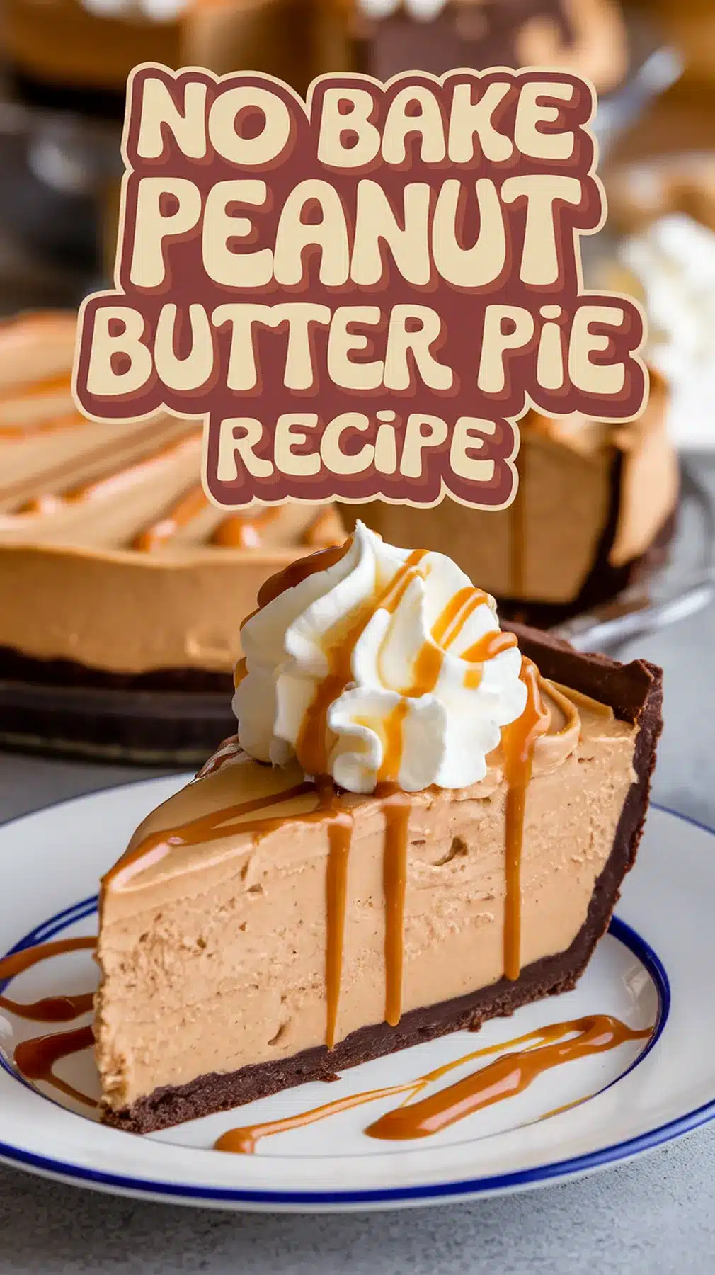 Delicious No Bake Peanut Butter Pie Recipe