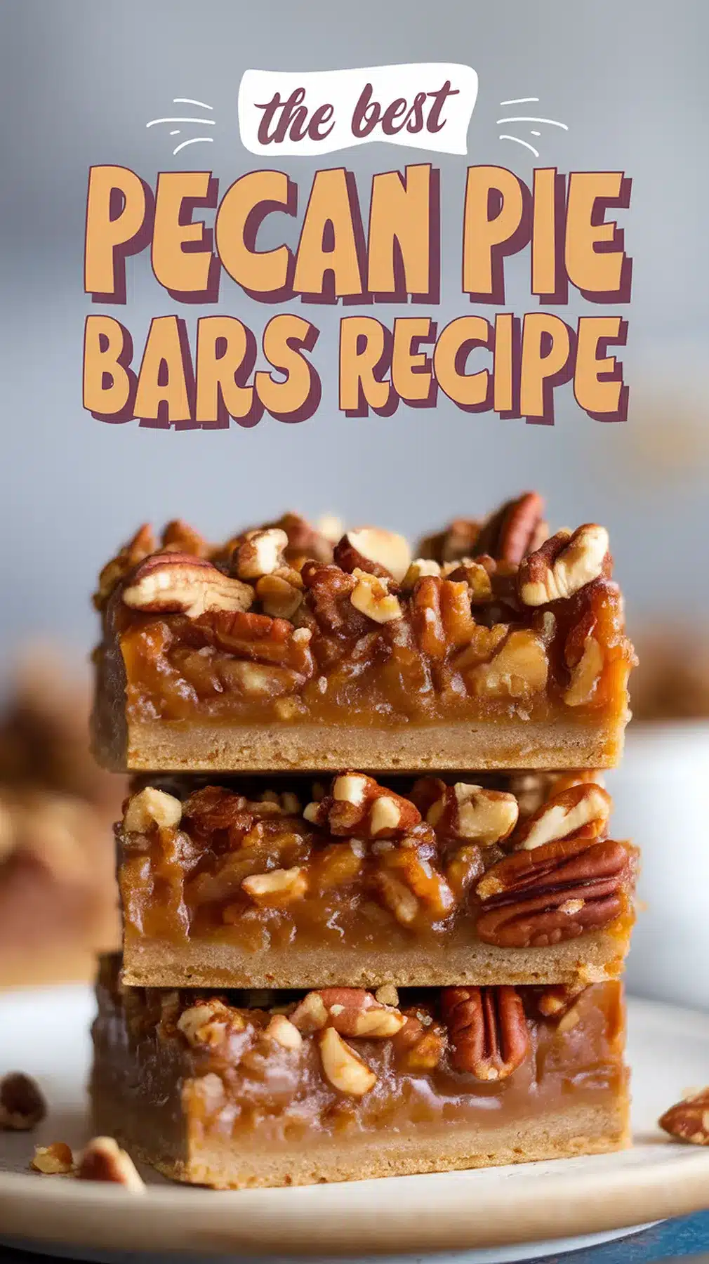 Delicious Pecan Pie Bars Recipe 1 Delicious Pecan Pie Bars Recipe