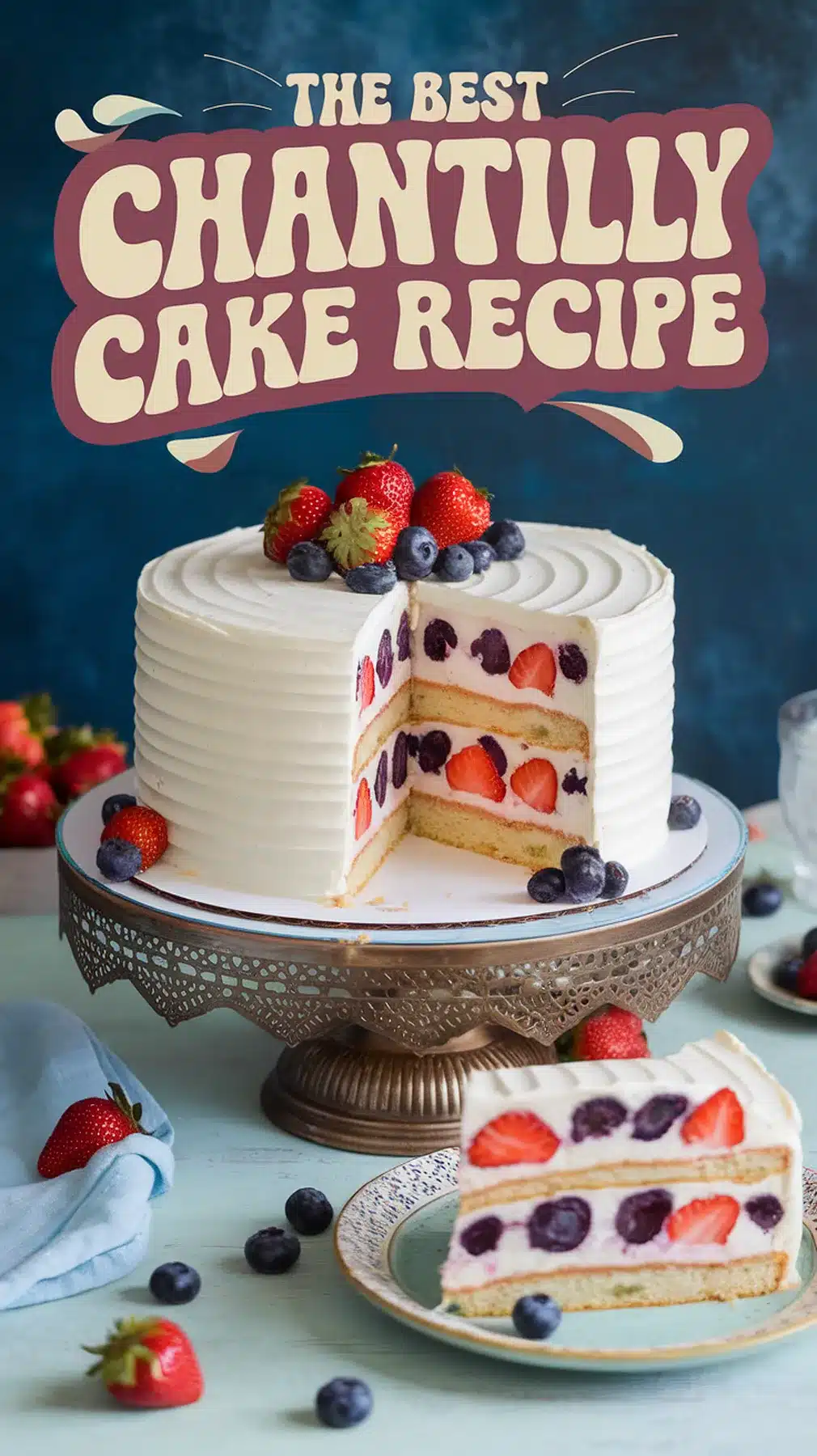 Deliciously Light Chantilly Cake Recipe