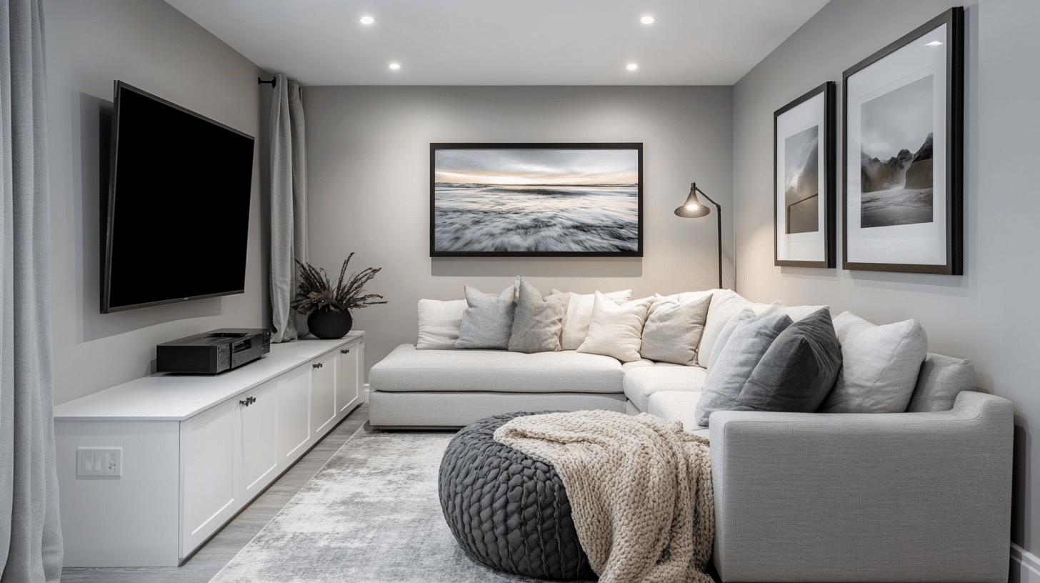 29 Grey And White Interior Design Ideas To Create A Calm And Inviting ... - Elegant Gray And White Textured Apartment Interior