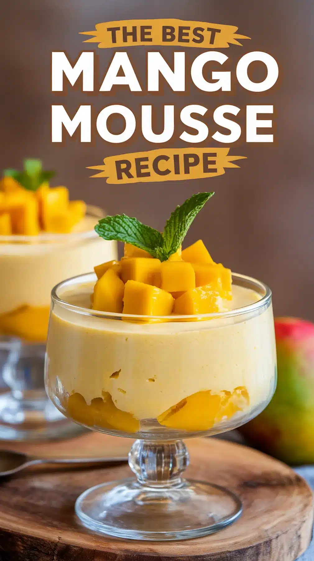 Light and Creamy Mango Mousse Recipe